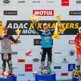 Tageswertung beim ADAC MX Masters v.l.n.r. Tom Koch ( Deutschland / KTM / Kosak Racing Team ), Maximilian Nagl ( Deutschland / Husqvarna / Krettek-Haas-Racing-Team ) und Jordi Tixier ( Frankreich / KTM / KTM Sarholz Racing Team )